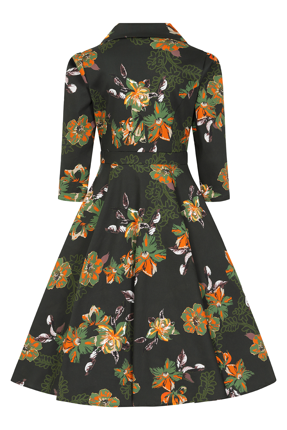 Gina Floral Swing Dress